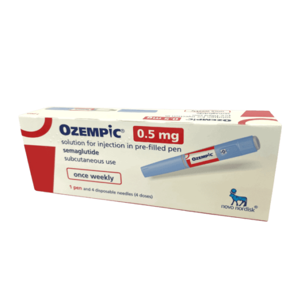 Ozempic 0.5mg solution for injection in a pre-filled pen